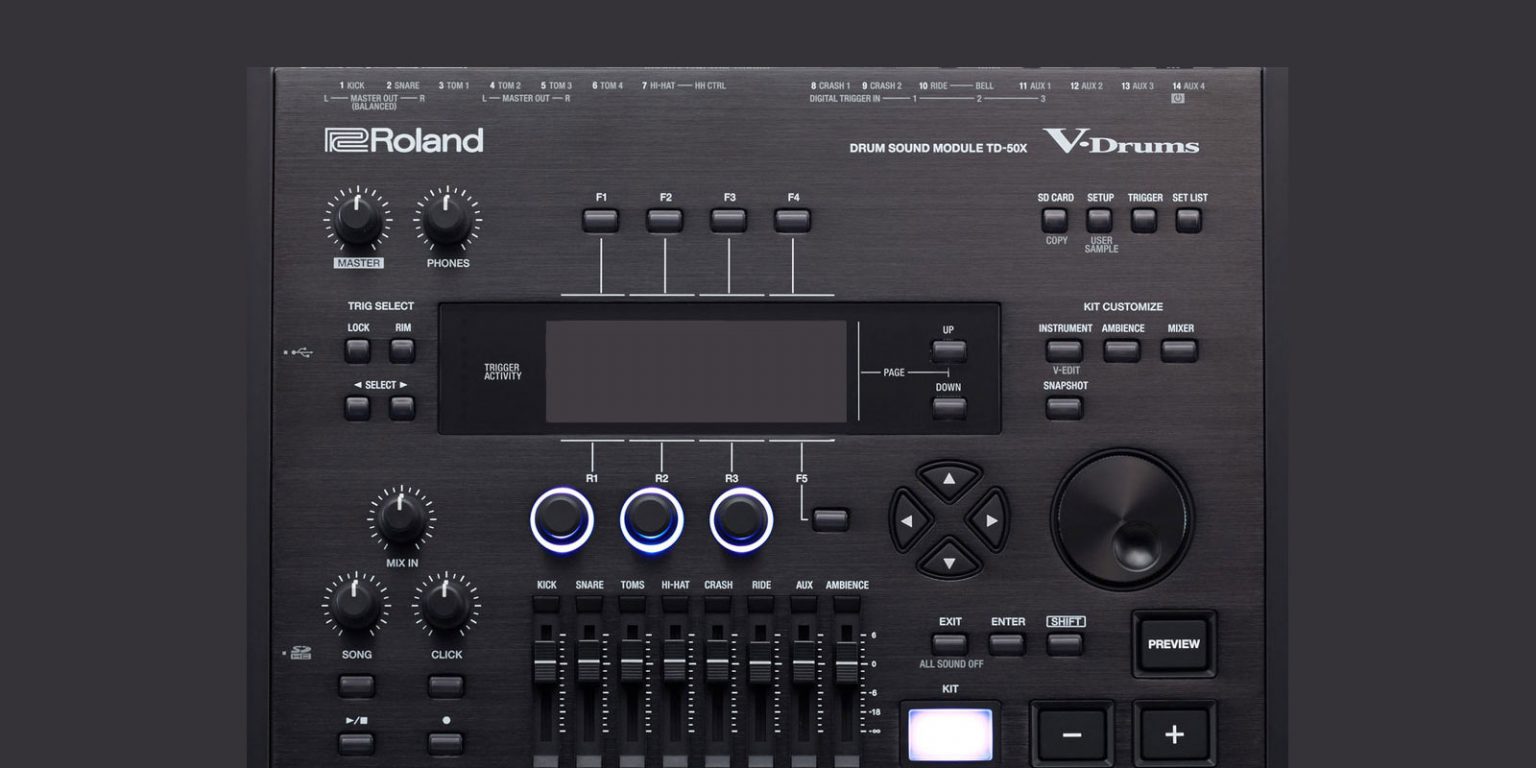 Roland TD50X Module Review Thunder Custom Kits