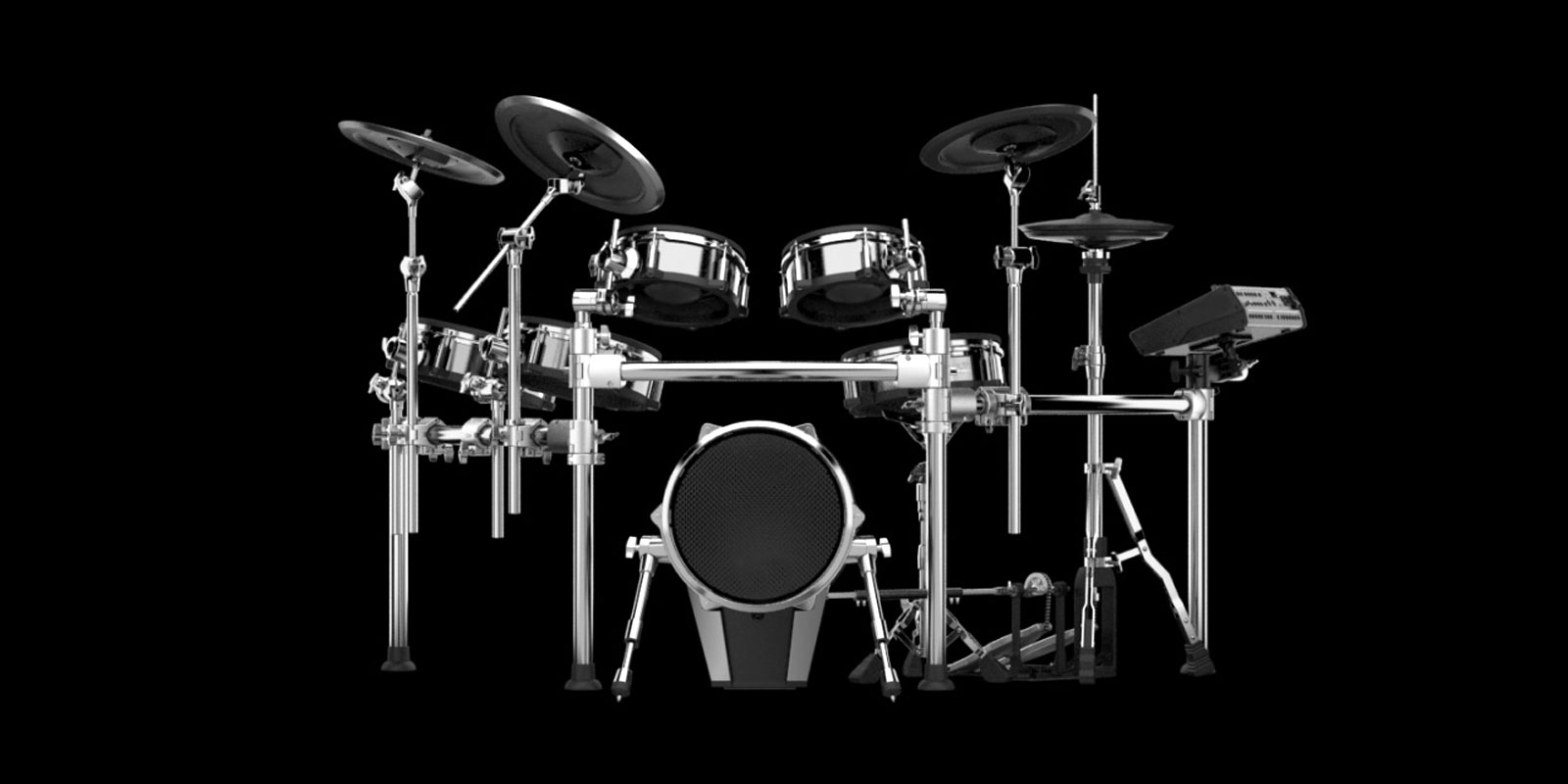 Electronic Drum Stands or Racks Thunder Custom Kits